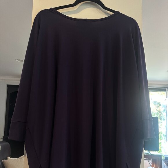 Deep purple Sympli Women's Top - Picture 3 of 5